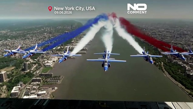 США: авиашоу ВВС Франции отмечает 250‑летие независимости США