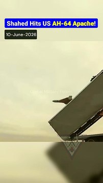 Shahed Drone Downs U.S. AH-64 Apache Near Hormuz