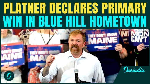 Graham Platner VICTORY SPEECH: Emotional Address After Primary Win in Blue Hill, Maine |U.S. News