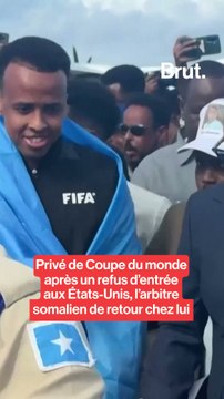 Privé de Coupe du monde après un refus d’entrée aux États-Unis, l’arbitre somalien de retour chez lui