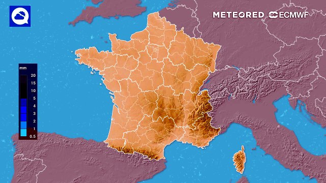Peu ou pas de pluie prévue sur les deux-tiers Sud de la France dans les prochains jours