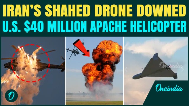 Iran’s ‘Low-Cost’ Drone SHOOTS DOWN U.S. $40,000,000 M Apache Helicopter Near Hormuz | U.S.-Iran War