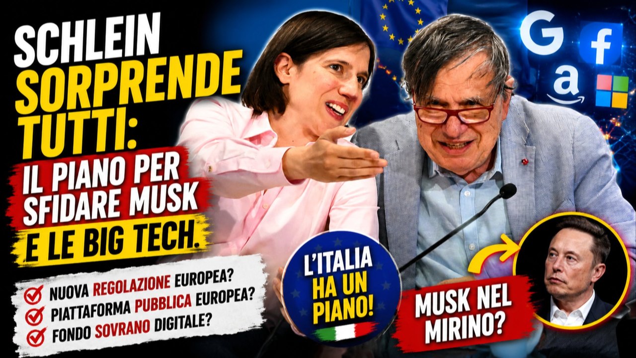 Schlein sorprende tutti il piano per sfidare Musk e le Big Tech