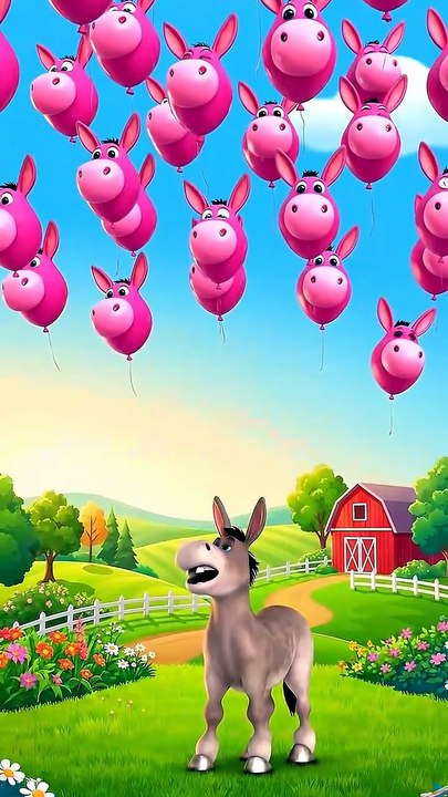Biggest bubblegum FAIL! 🎈😂 #donalddonkey