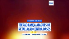 Teerão lança ataques de retaliação contra bases norte-americanas