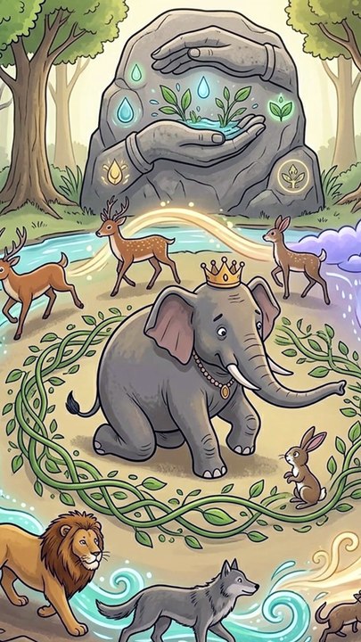 THE ELEPHANT KING AND THE FORGOTTEN RAIN | A Story of Courage & Nature