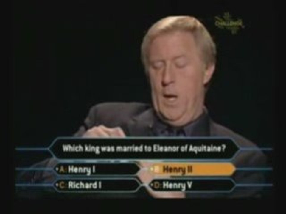Who wants to be a Millionaire - First UK Winner