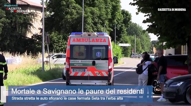 Incidente mortale a Savignano, la protesta dei residenti