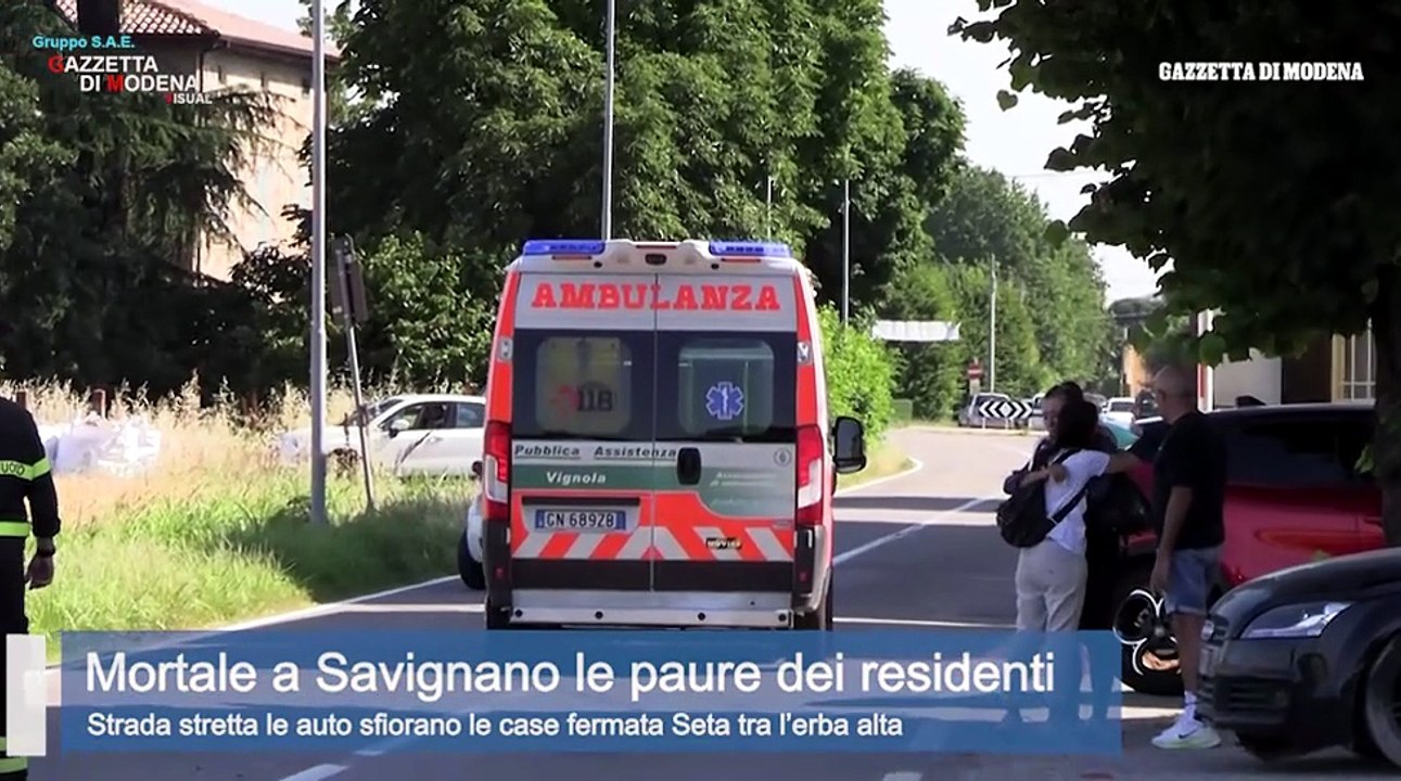Incidente mortale a Savignano, la protesta dei residenti