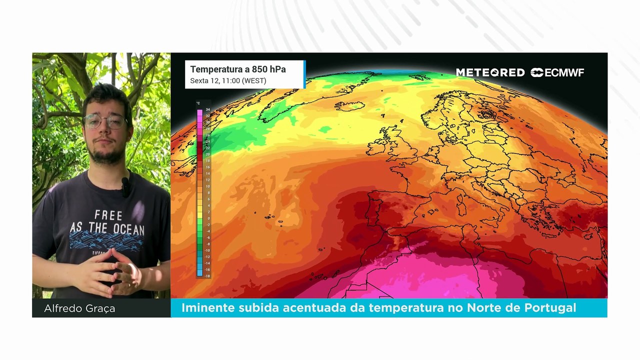 Iminente subida acentuada da temperatura no Norte de Portugal