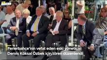 Aziz Yıldırım Fenerbahçe'nin eski yöneticisi Derviş Köksal Özbek'in cenazesinde gözyaşlarına hakim olamadı: 'Dostum, yol arkadaşım, inşallah cennette buluşuruz'