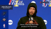 The Knicks weren't distracted by Trump's attendance in Game 3 - Brunson
