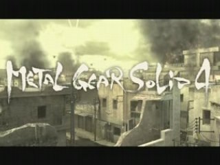 ingame Metal Gear Solid 4 "intro"
