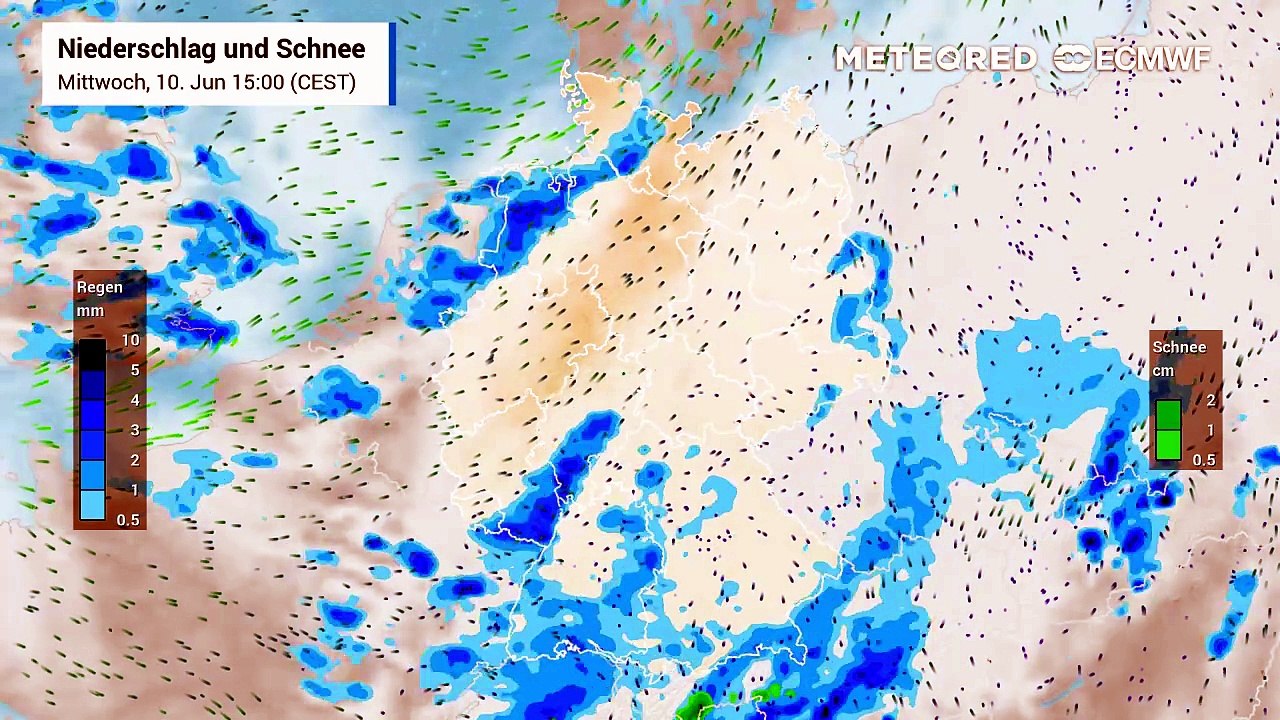 Noch dominiert das wechselhafte und kühler Wetter, doch das könnte sich rasch ändern!