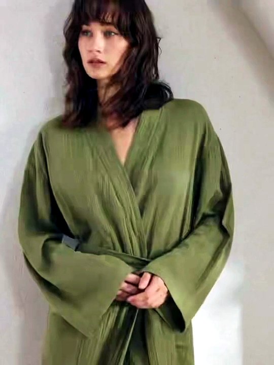 Comfortable Women's Casual Kimono Style Robe for Home and Relaxation