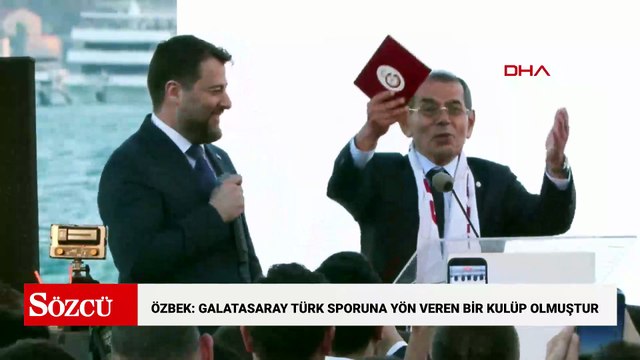 Dursun Özbek: Galatasaray ortaya koyduğu vizyonla Türk sporuna yön veren bir kulüp olmuştur