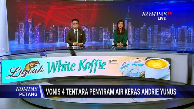 4 TNI Penyiram Air Keras terhadap Aktivis Andrie Yunus Divonis 1,5 hingga 3 Tahun Penjara