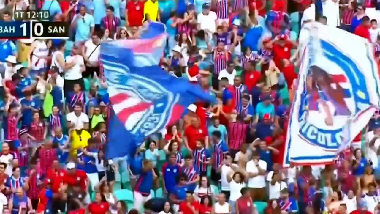 Gols | Bahia 2x0 Santos - Brasileiro 2025 (Globo)