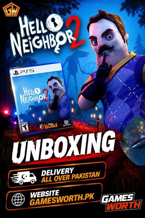 Unboxing Ps5 Hello Neighbor 2