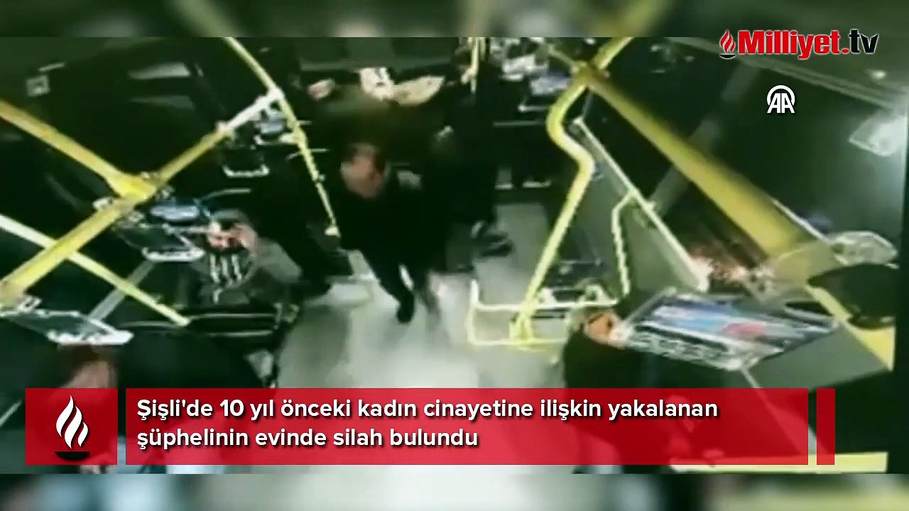 Şişli'de 10 yıl önceki kadın cinayetine ilişkin yakalanan şüphelinin evinde silah bulundu