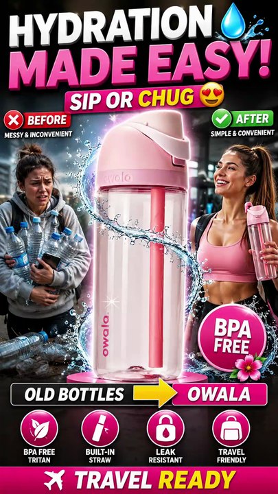 Owala FreeSip 25oz Water Bottle Review | BPA-Fr...
