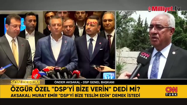 Özgür Özel'in peşinde olduğu parti! DSP Genel Başkanı Aksakal teklifi doğruladı