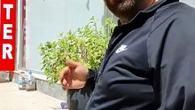 Levhaya çarpıp yaralanan vatandaş tepki gösterdi!