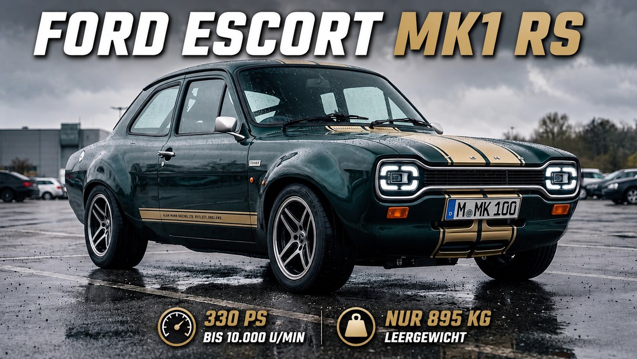 Boreham Ford Escort Mk1 RS neu aufgelegt – 10.000 U/min purer Fahrspaß