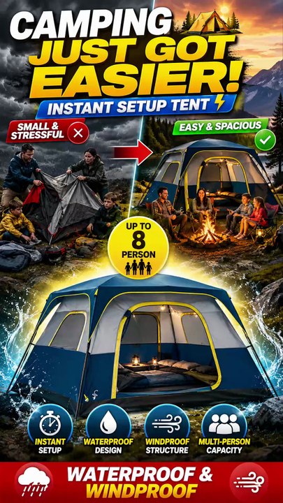 OLIXIS 6 Person Camping Tent