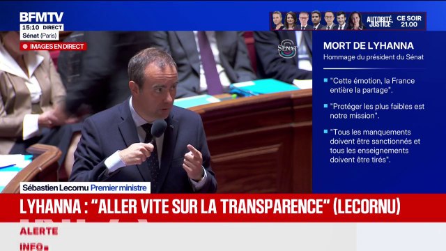 Mort de Lyhanna: les moyens doivent augmenter reconnaît Sébastien Lecornu devant les sénateurs