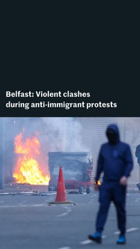 Belfast: Violent clashes during anti-immigrant protests