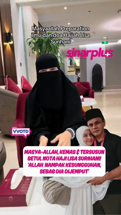'ALLAH nampak kesungguhan...' Ramai kagum lihat nota haji Lisa Surihani, siap hafal doa & rangka 'peta minda' ibadah