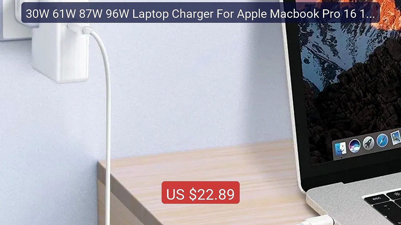 30W 61W 87W 96W Laptop Charger For Apple Macbook Pro 16 15 13 ... -- Best Buy 2026 | Great Quality!