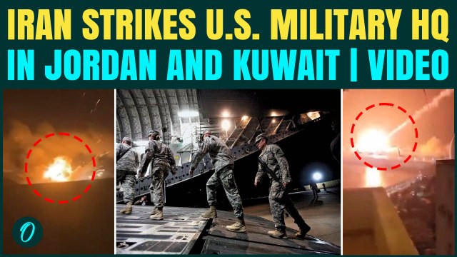 Iran HITS U.S Military HQ In Jordan And Kuwait, U.S Troops Flee To Save Their Lives
