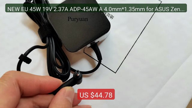 NEW EU 45W 19V 2.37A ADP-45AW A 4.0mm*1.35mm for ASUS ZenBo... Top Pick 2026 | Unbeatable Price!