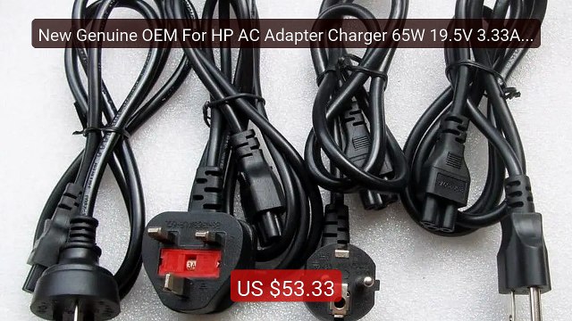 New Genuine OEM For HP AC Adapter Charger 65W 19.5V 3.33A 4.5m... Hot Deal 2026 | Limited Offer!
