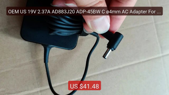OEM US 19V 2.37A AD883J20 ADP-45BW C ø4mm AC Adapter For Asus Vivo... Best Deal 2026 | Shop Now!