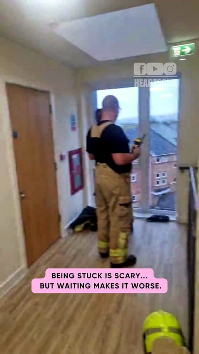This woman escapes a lift after a stressful 2-hour rescue in Barry