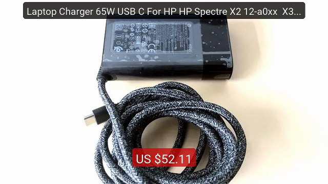 Laptop Charger 65W USB C For HP HP Spectre X2 12-a0xx X360... Top Pick 2026 | Unbeatable Price!