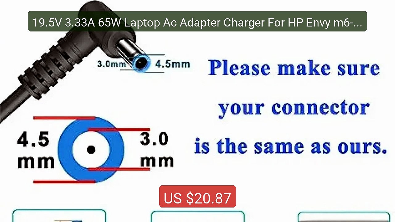 19.5V 3.33A 65W Laptop Ac Adapter Charger For HP Envy m6-p m6-... -- Hot Deal 2026 | Limited Offer!