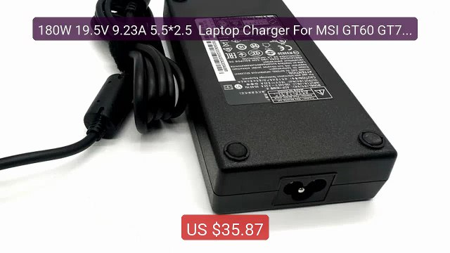 180W 19.5V 9.23A 5.5*2.5 Laptop Charger For MSI GT60 GT70 GS... Amazing Value 2026 | Must Have!