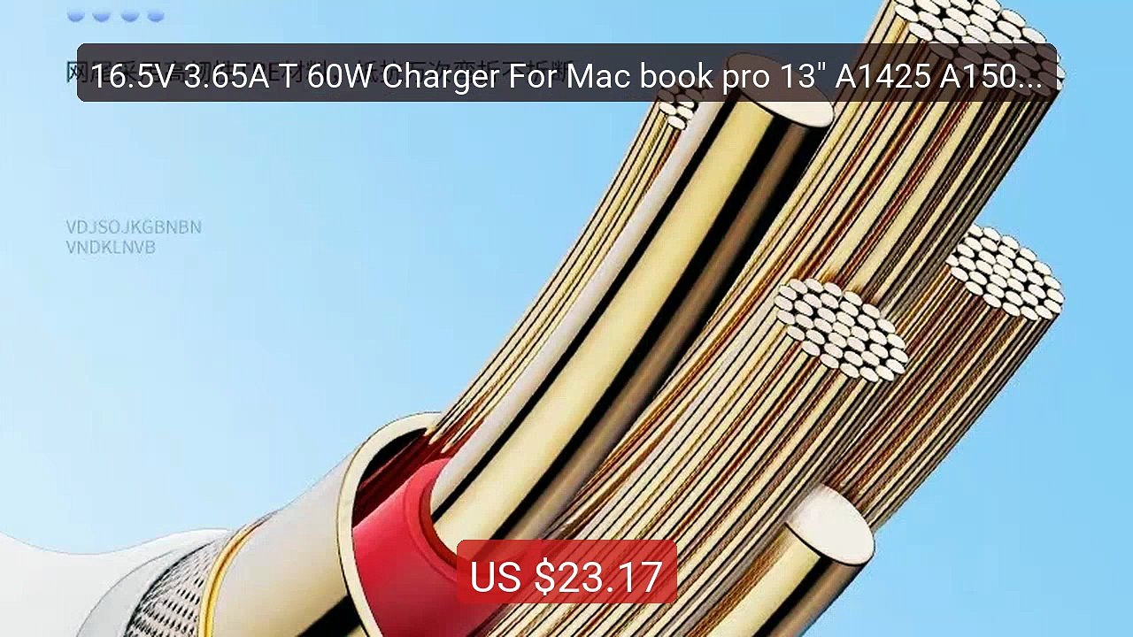 16.5V 3.65A T 60W Charger For Mac book pro 13" A1425 A1502 A14... -- Best Buy 2026 | Great Quality!