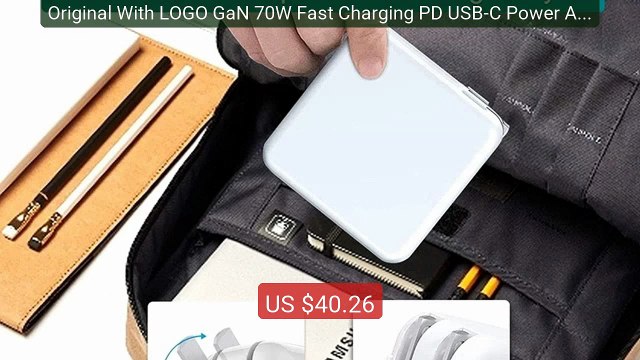 Original With LOGO GaN 70W Fast Charging PD USB-C Power Adapte... Best Buy 2026 | Great Quality!