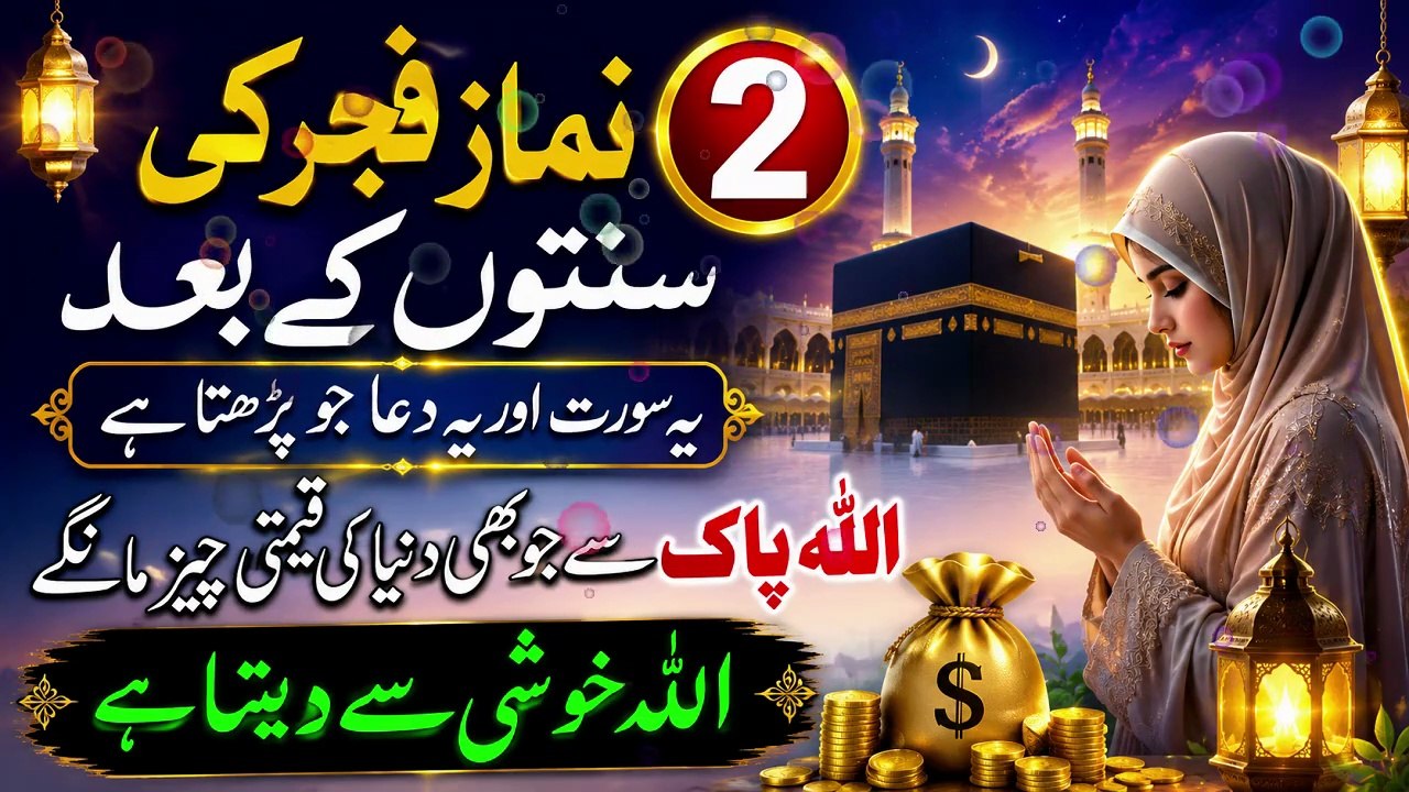 Namaz-e-Fajr Ki 2 Sunnaton Ke Baad Ye Surat Aur Dua Zaroor Parhein | Allah Pak Se Jo Bhi Dua Mangenge Qabool Hogi