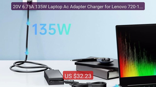 20V 6.75A 135W Laptop Ac Adapter Charger for Lenovo 720-15IKB ... Best Buy 2026 | Great Quality!