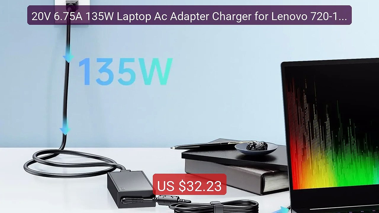 20V 6.75A 135W Laptop Ac Adapter Charger for Lenovo 720-15IKB ... -- Best Buy 2026 | Great Quality!