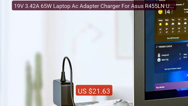 19V 3.42A 65W Laptop Ac Adapter Charger For Asus R455LN U44SG... Amazing Value 2026 | Must Have!