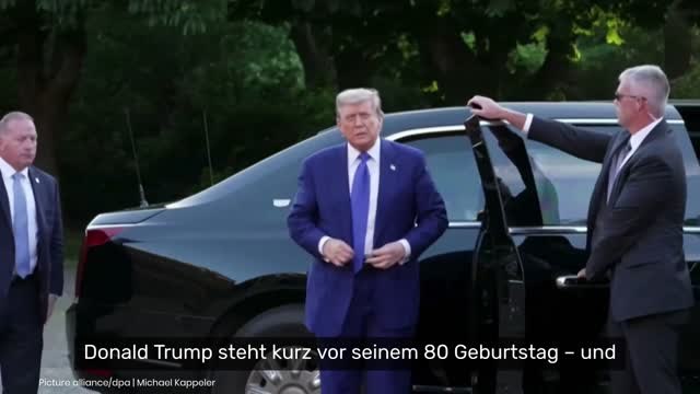 Donald Trump: Trump droht Geburtstags-Blamage - US-Präsident sorgt mit Bettel-Mails für Wirbel