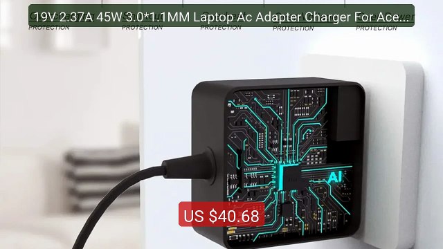 19V 2.37A 45W 3.0*1.1MM Laptop Ac Adapter Charger For Acer Spi... Hot Deal 2026 | Limited Offer!