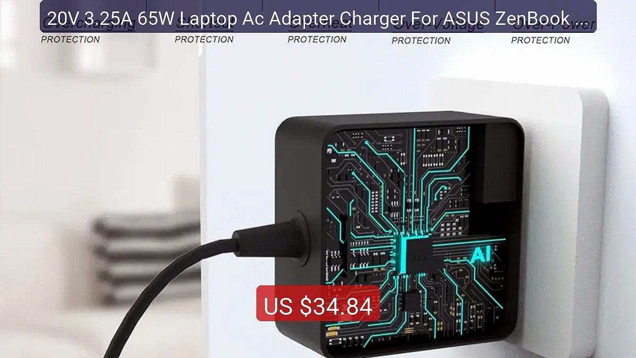 20V 3.25A 65W Laptop Ac Adapter Charger For ASUS ZenBook S UX... -- Amazing Value 2026 | Must Have!